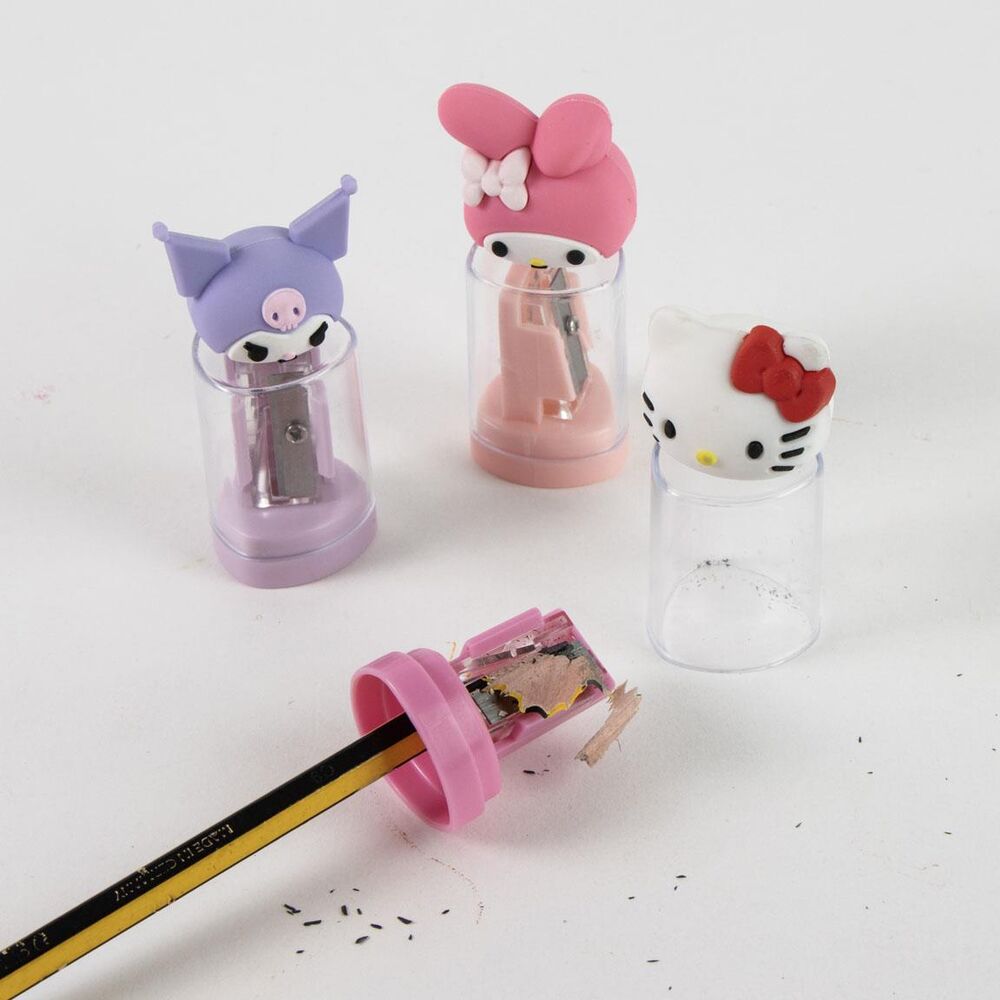 Hello Kitty and Friends assorted pencil sharpener with container - Image 5