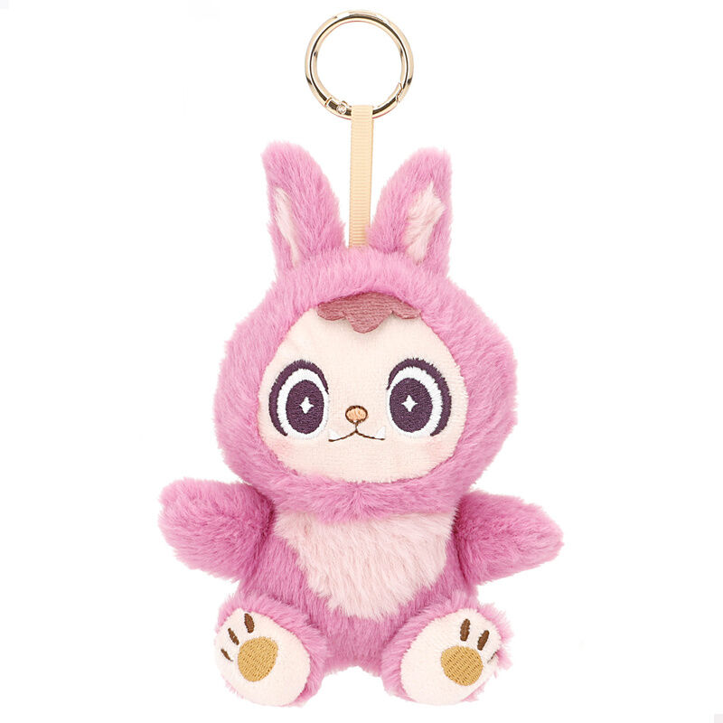 Hen Hao Kawaii Bunny assorted plush toy keychain 12cm - Image 2