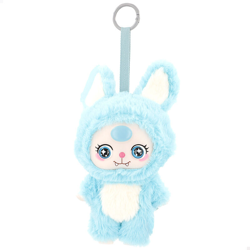 Baozao Kawaii Bunny Suit assorted plush toy keychain 20cm - Image 3