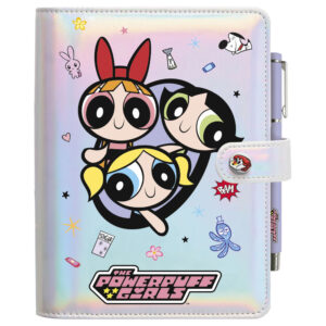 The Powerpuff Girls premium A5 notebook + pen