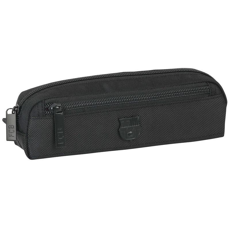 FC Barcelona Premium oval pencil case with pocket